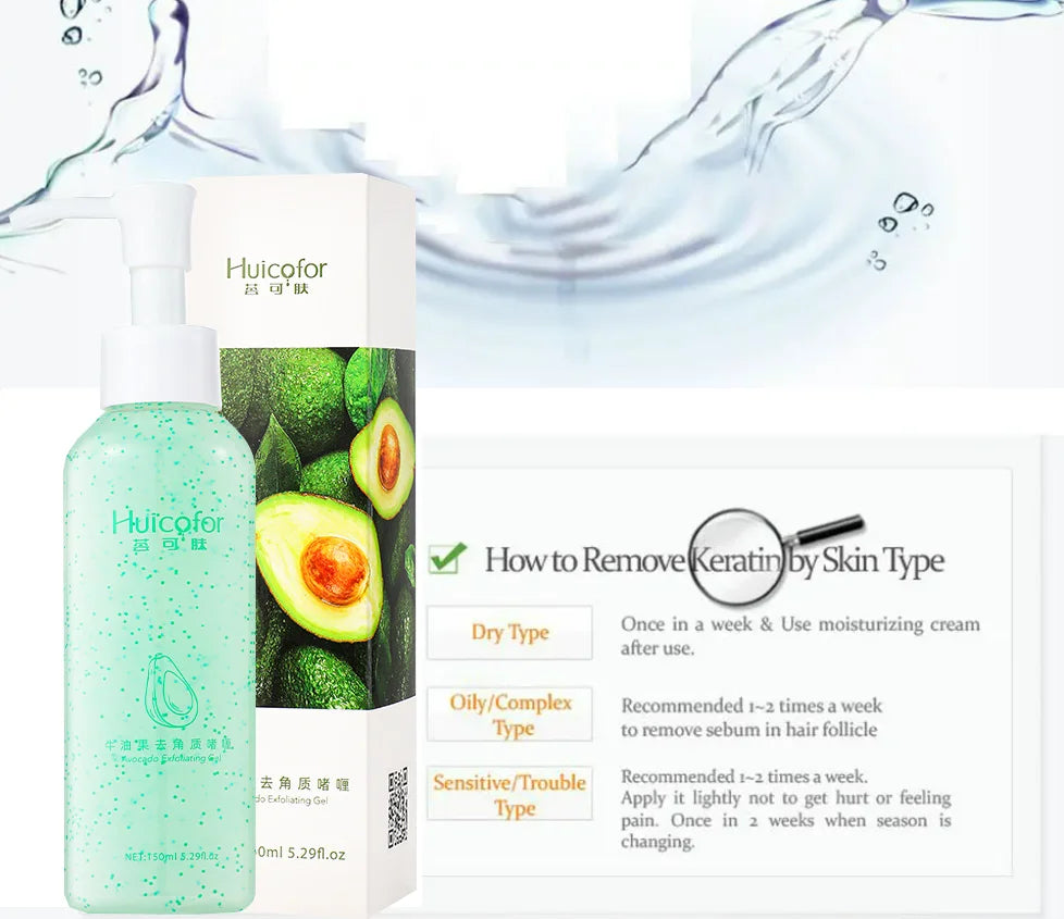 Fruit Acid Peeling Gel 120ml Facial Cleansing Exfoliating Peeling Scrub Deep Clean Acne Blackhead Remove Face Cleanser - Shemen Beauty