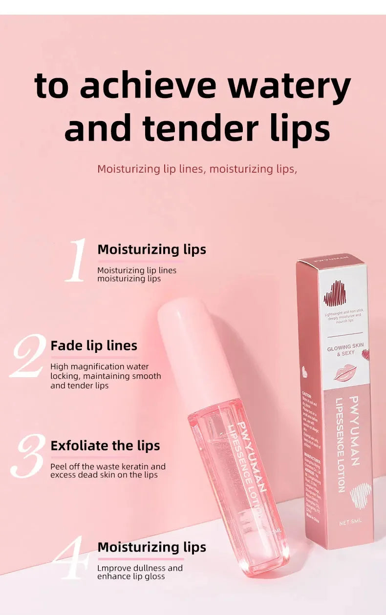 Lasting Lip Plumping Oil Instant Plumping Essential Oil Increase Lip Elasticity Lighten Lip Lines Repair Lip Lines Sexy Lips - Shemen Beauty