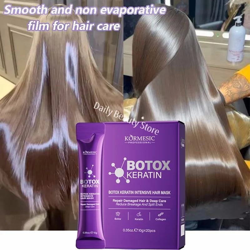 Magical Keratin Hair Mask 5 Seconds Repair Damaged Frizzy Hair Soft Smooth Shiny Nutrition Deep Moisturize Nourishing Hair Care - Shemen Beauty