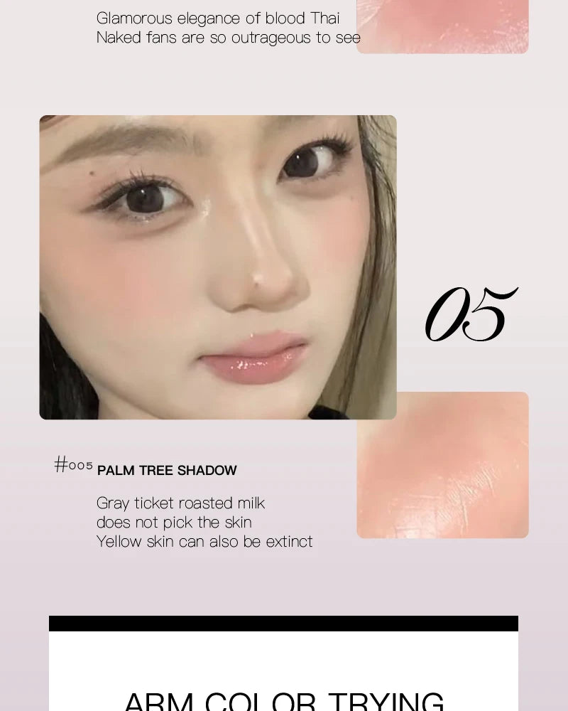 HERORANGE Liquid Blush Natural Complexion-enhancing Low-saturation Matte Multi-purpose Blush Liquid - Shemen Beauty