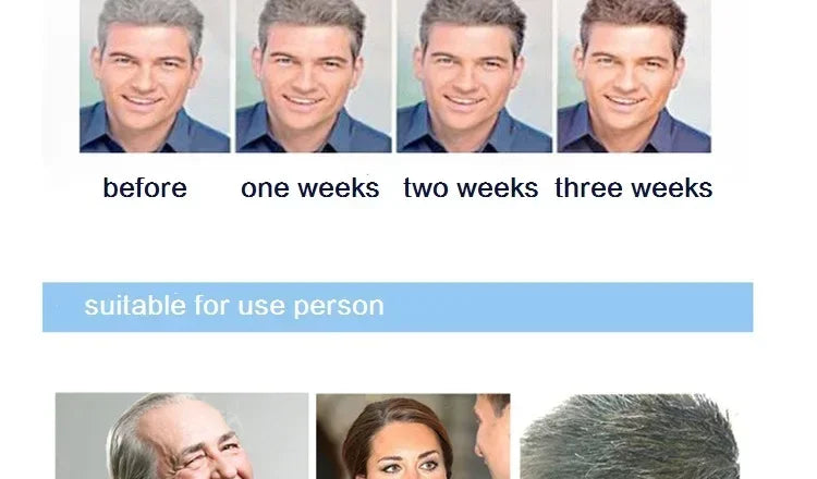 250ml Restoria Discreet Colour Restoring Cream,Grey Hair Treatment Reduce Grey Hair Care - Suitable for Men Women Shampoo