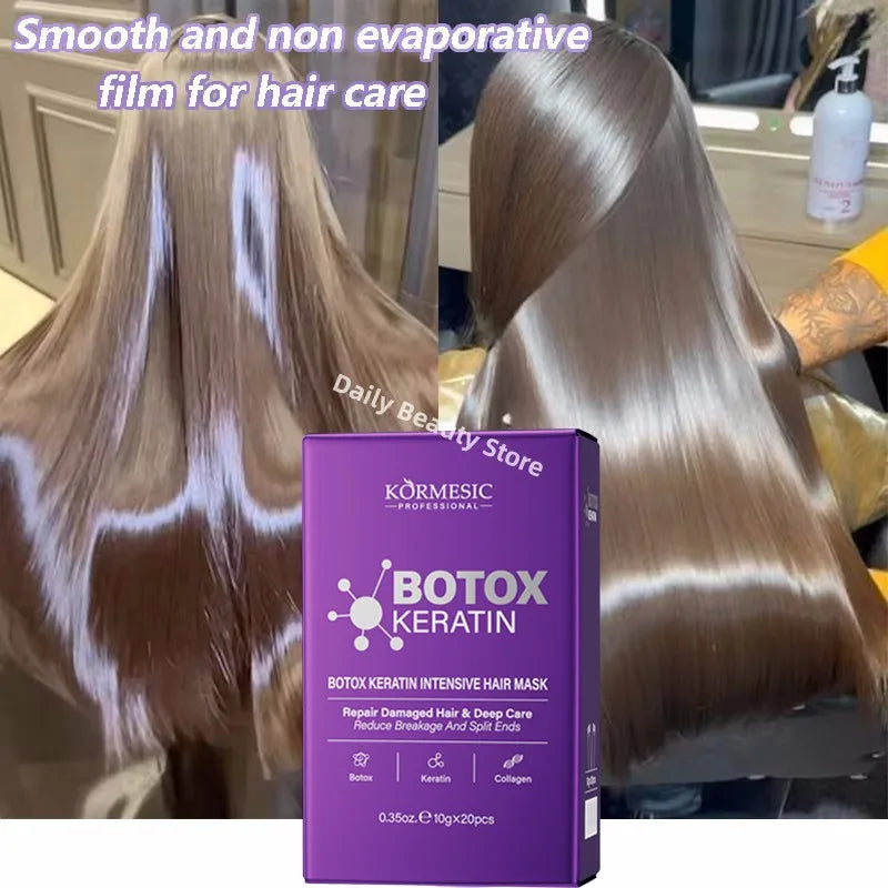 Magical Keratin Hair Mask 5 Seconds Repair Damaged Frizzy Hair Soft Smooth Shiny Nutrition Deep Moisturize Nourishing Hair Care - Shemen Beauty