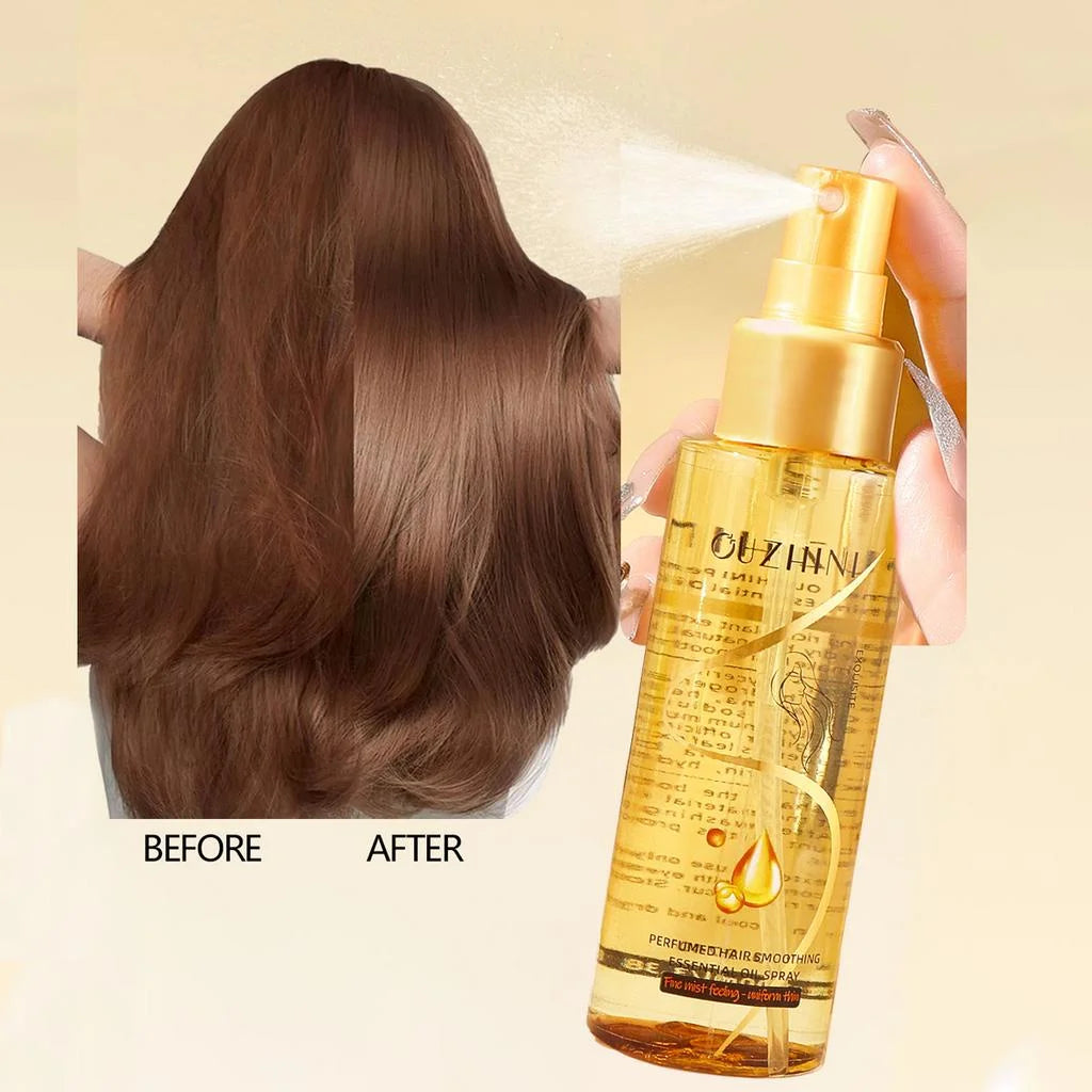 Deep nourishing hair care essential oil spray can increase luster and improve hair repair and damage fragrance - Shemen Beauty