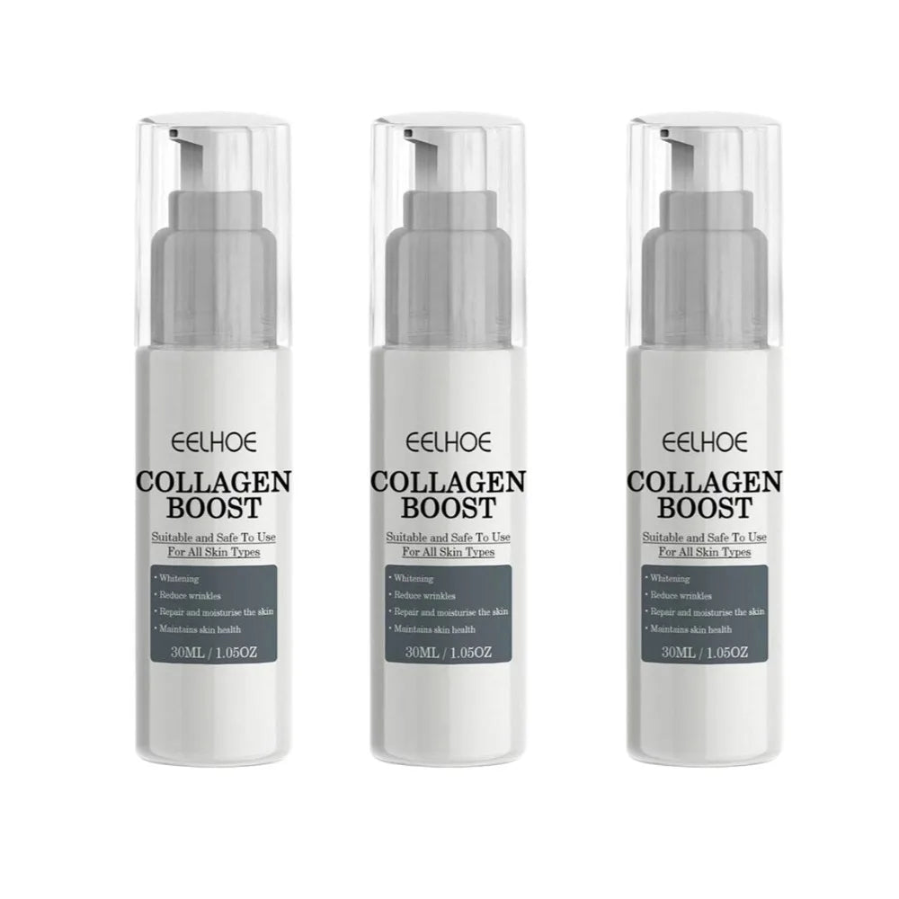 1/2/3pcs 30ml Collagen Boost Firming Essence Cream Fade fine lines Face brightening lightining Serum Cream skin care for women - Shemen Beauty