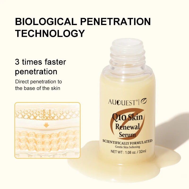 Q10 Skin Renewal Serum Shrinking Pores Whitening and Tendering Skin Moisturizing and Anti-Oxidation Improve Sagging Face Serum - Shemen Beauty