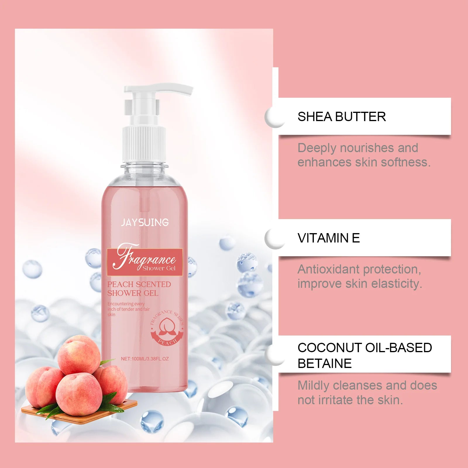 Fragrant Shower Gel Body Wash Perfume Long Lasting Fragrance Deep Cleansing Moisturizing Refresh Smooth Exfoliating Bath Lotion - Shemen Beauty