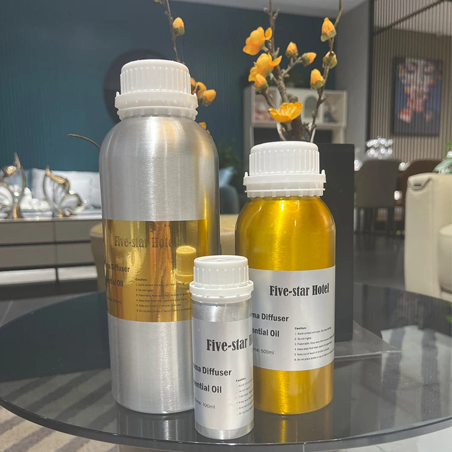 1000ml/500ml/100ml Hotel Collection Essential Oil Scent Luxury Hotel Inspired Perfumes Aroma Diffuser Oil Support Dropshipping