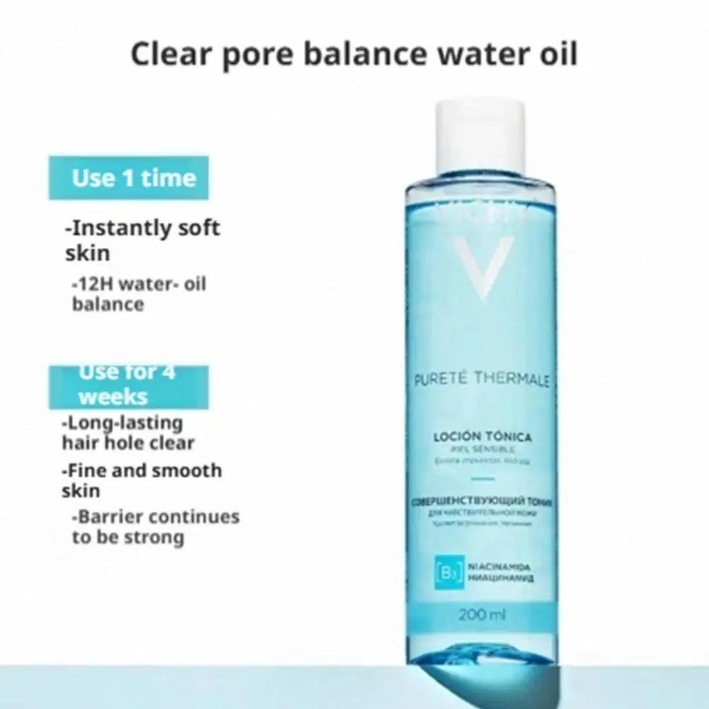VICHY Facial Toner Deep Pore Cleansing Moisturizing Cleansing Purifying Controlling Oil  Anti-freckle Aqua Mist 200ml Skin Care - Shemen Beauty