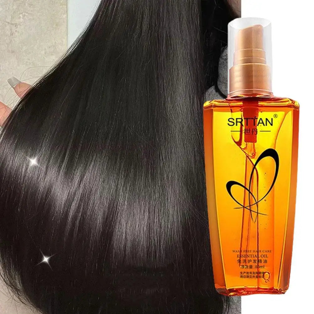 Moroccan Argan Oil Hair Serum Lightweight Hair Oil Mist For Split Ends, Frizzy Hair And Flyaways, Hair Oil Repair- Gloss Shine - Shemen Beauty