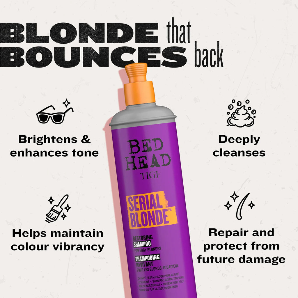 Bed Head Serial Blonde™ Shampoo for Damaged Blonde Hair