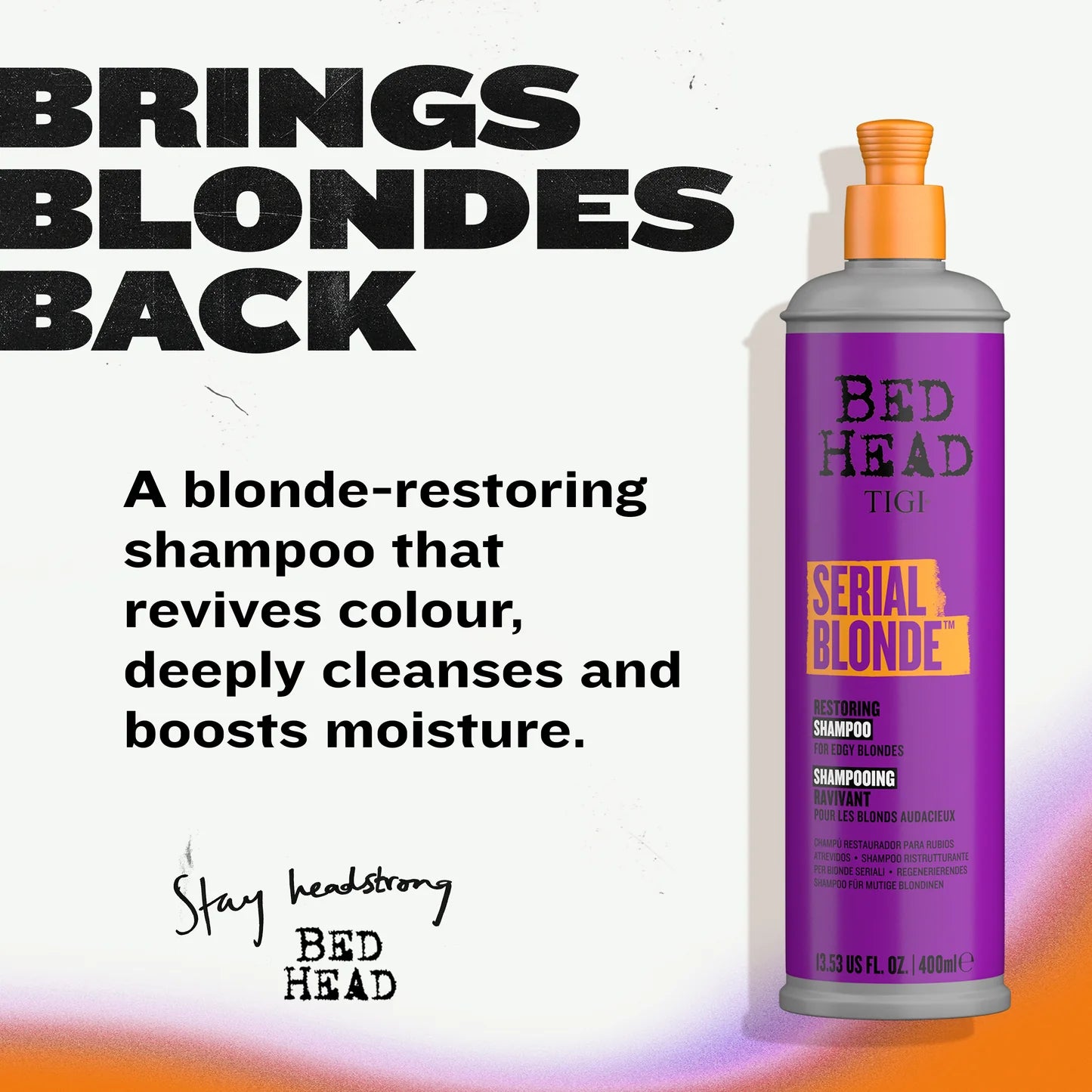 Bed Head Serial Blonde™ Shampoo for Damaged Blonde Hair