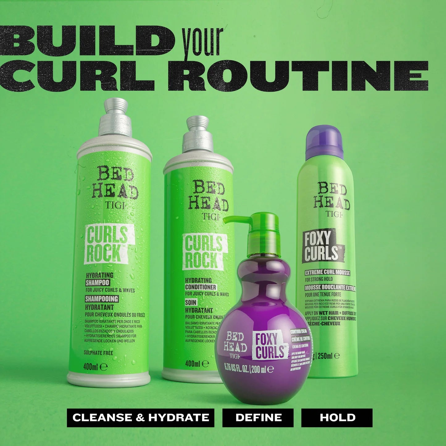 Bed Head Foxy Curls™ Curly Hair Mousse for Strong Hold