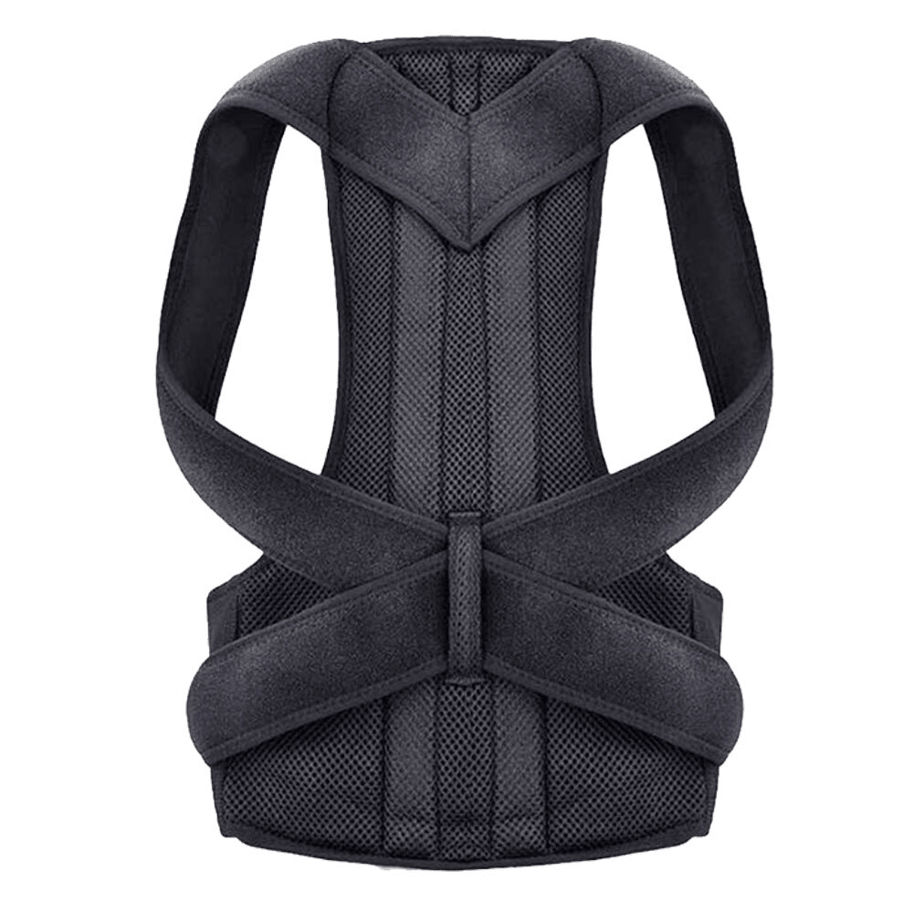 Adjustable Posture Corrector Low Back Support Shoulder Brace Belt For - Shemen Beauty