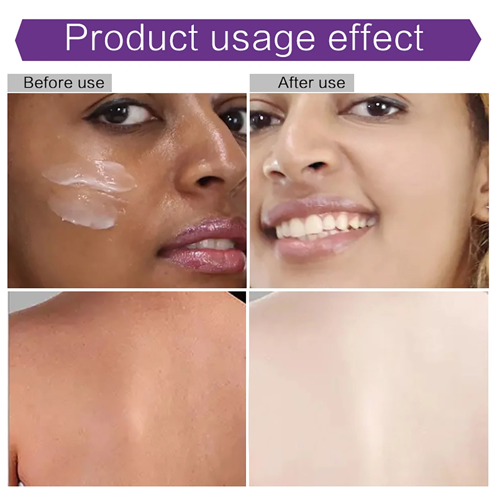 AILKE Glutathione PLUS Whitening Skin Care Set, Advanced Lightening Lotion, Moisturizes, Softens, Bleaching Kit for Men, Women - Shemen Beauty