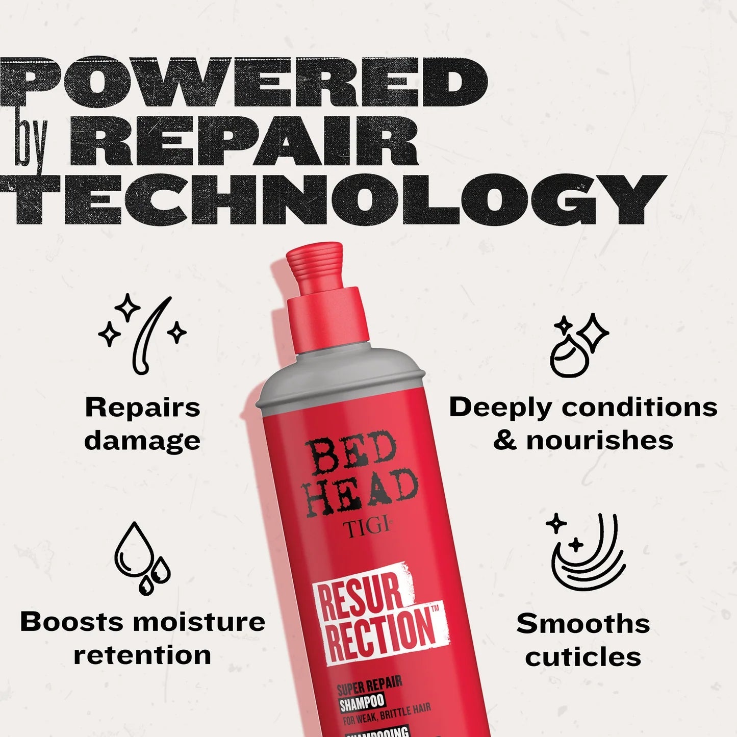 Bed Head Resurrection™ Repair Shampoo for Damaged Hair - Shemen Beauty