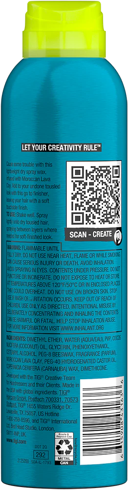 Bed Head Trouble Maker™ Dry Spray Wax Texture Finishing Spray