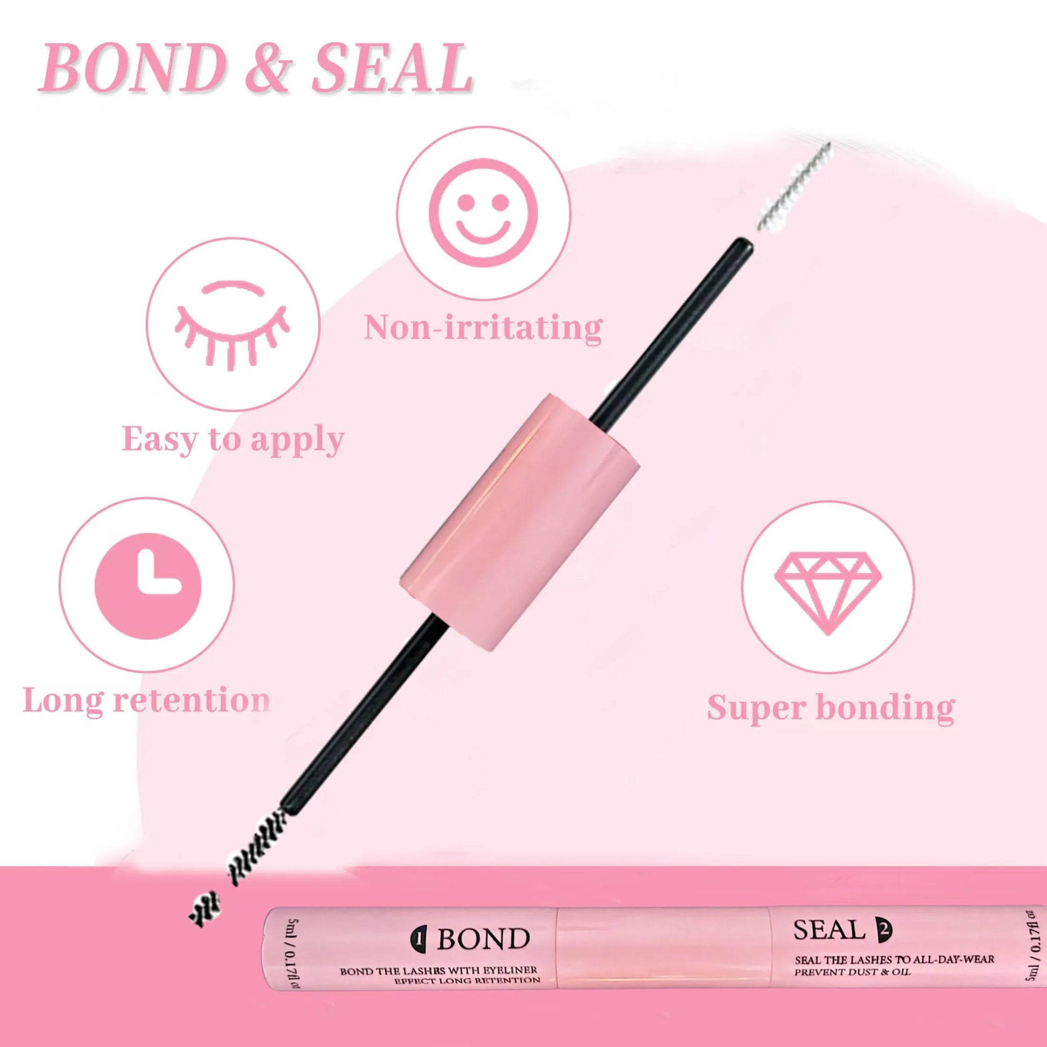 DIY Lashes Extension Kit Lash Bond and Seal Remover Eyelashes 200 PCS - Shemen Beauty