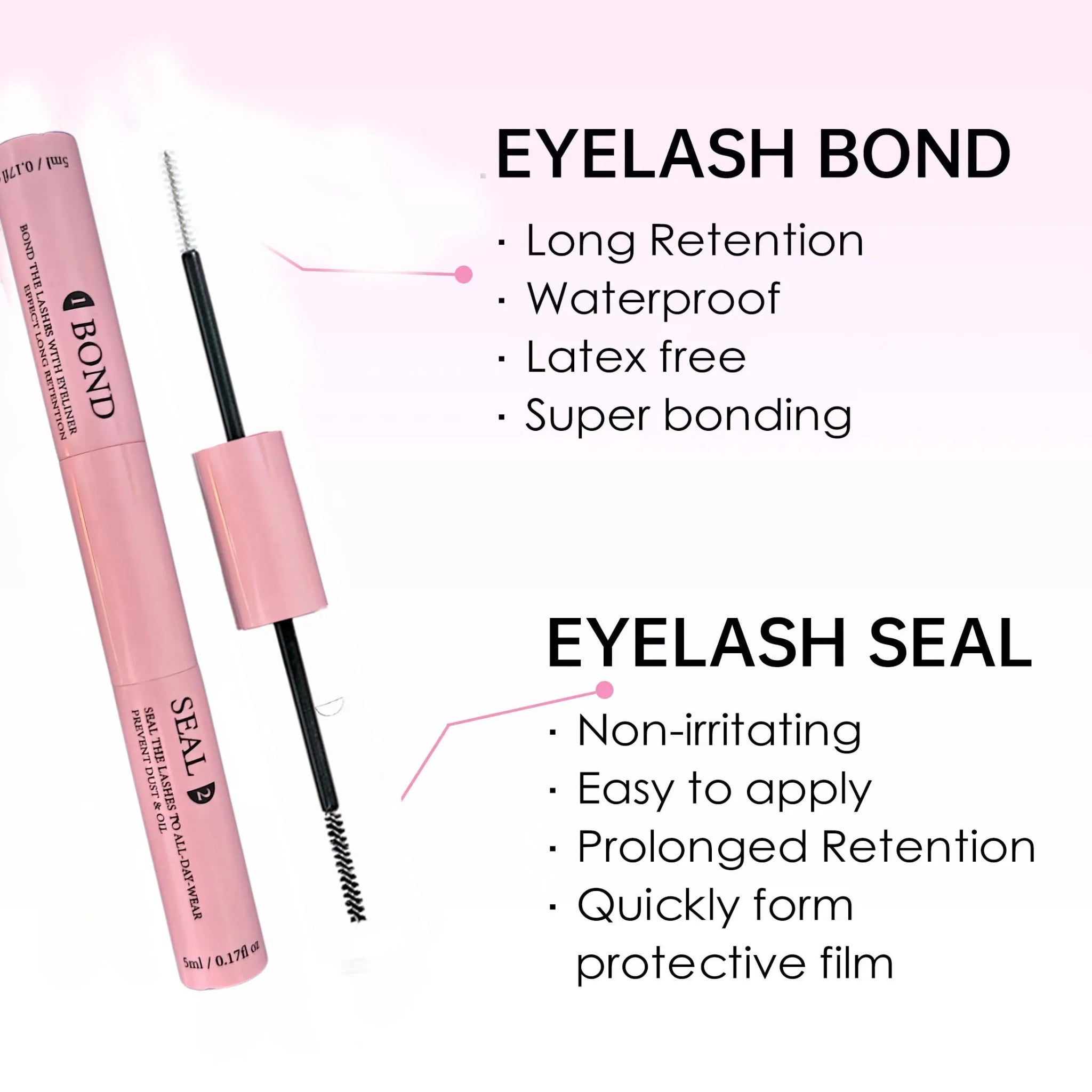 DIY Lashes Extension Kit Lash Bond and Seal Remover Eyelashes 200 PCS - Shemen Beauty
