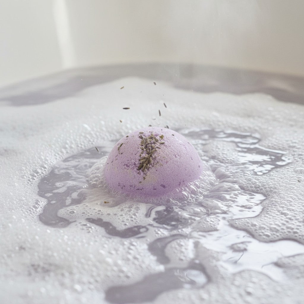 Dreamy and Calm Lavender Large Bath Bomb - 8oz - Shemen Beauty