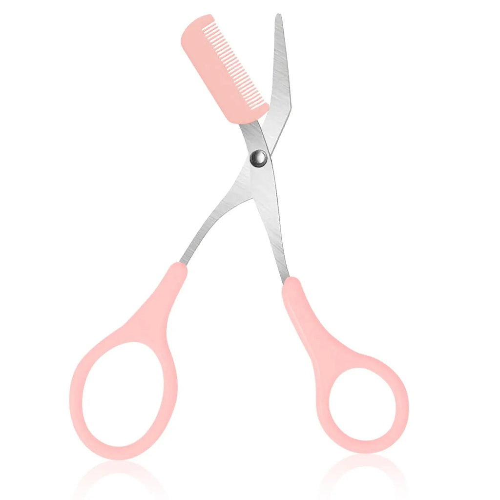 Eyebrow Trimmer, Stainless Steel Eyebrow Scissors With Comb, Eyebrow - Shemen Beauty