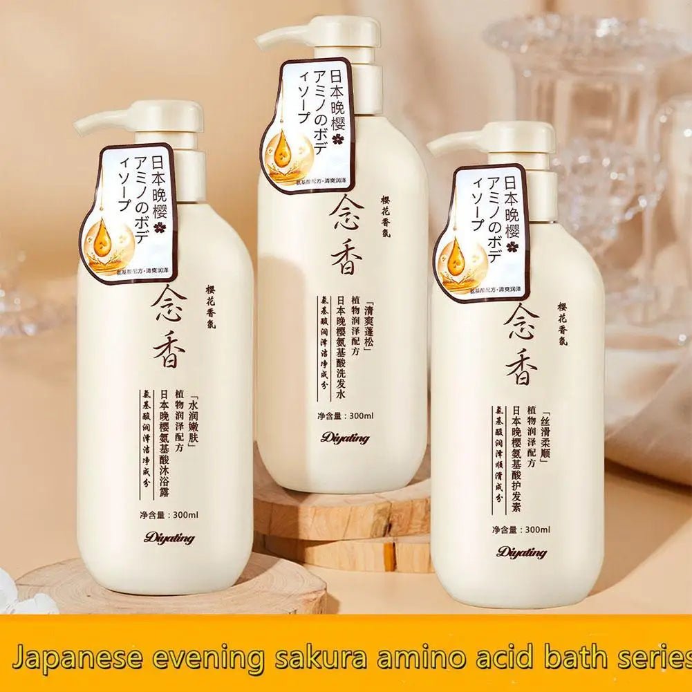 Fragrant Japanese Amino Acid Shampoo Hair Conditioner Body Was Hair Shampoo Bath Lotion Shampoo Skin Care Hair care product - Shemen Beauty
