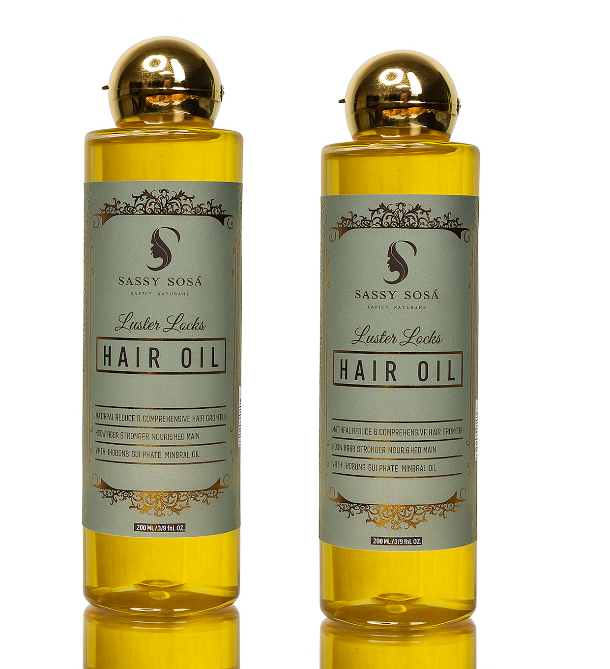 Pack of 02 Luster Locks Hair Oil