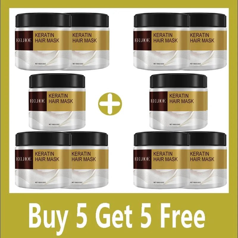 Hair Membrane Natural Repair Hair Mask Prevent Dryness Split Ends Repair Damage Frizz Tangles Soft Smooth Hair Care Products - Shemen Beauty