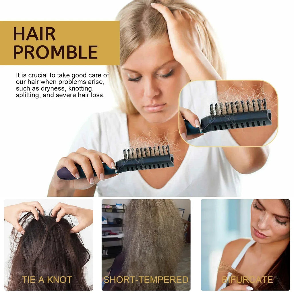 Hair Membrane Natural Repair Hair Mask Prevent Dryness Split Ends Repair Damage Frizz Tangles Soft Smooth Hair Care Products - Shemen Beauty