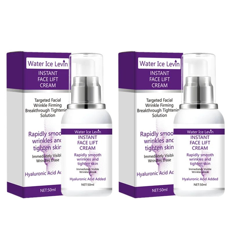 Instant face lift cream with hyaluronic acid for wrinkles. Firming solution. - Shemen Beauty