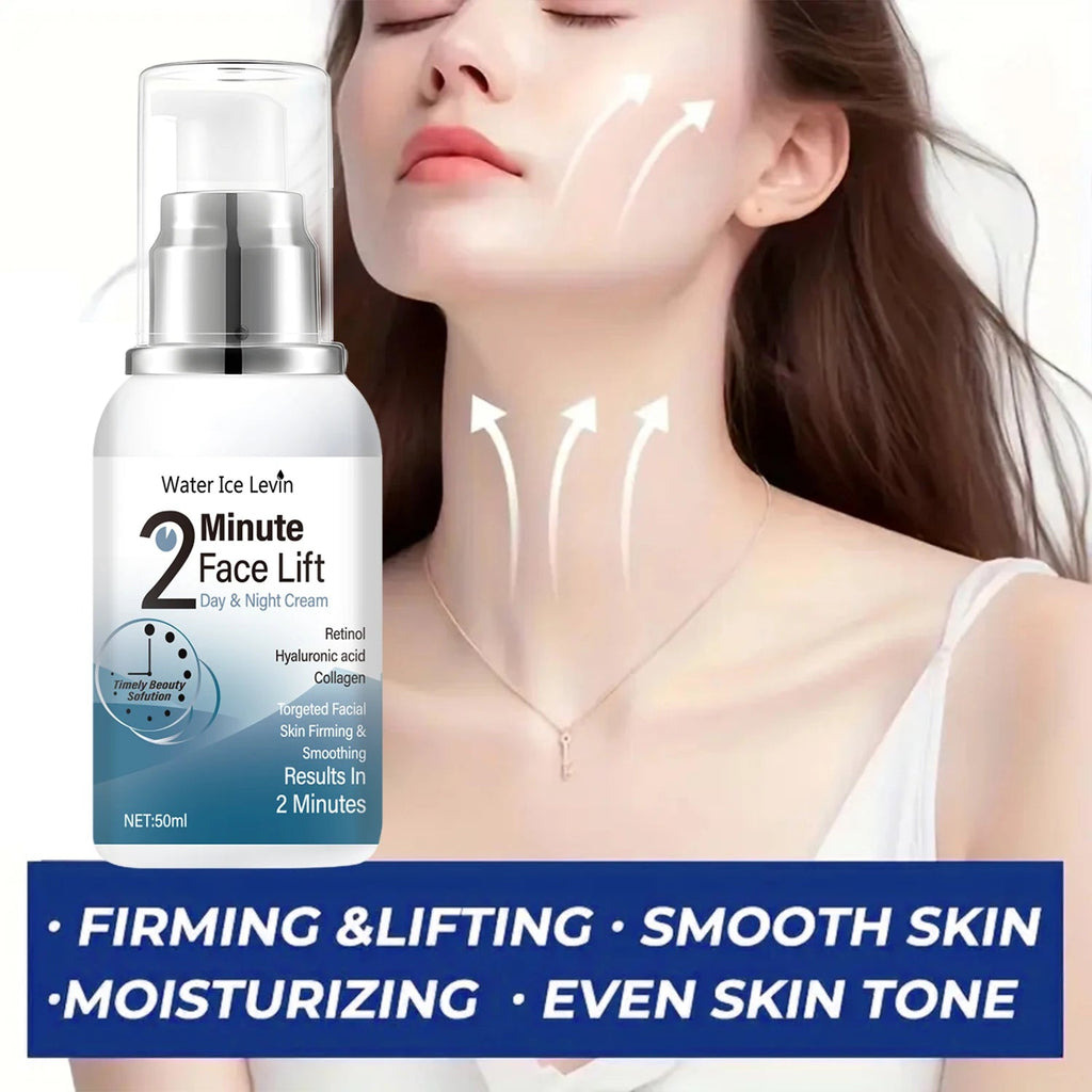 Instant Firming and Rejuvenating Handy Gadget - Water Ice Levin 2 Minute Face Lift Day and Night Cream 50ml - Shemen Beauty