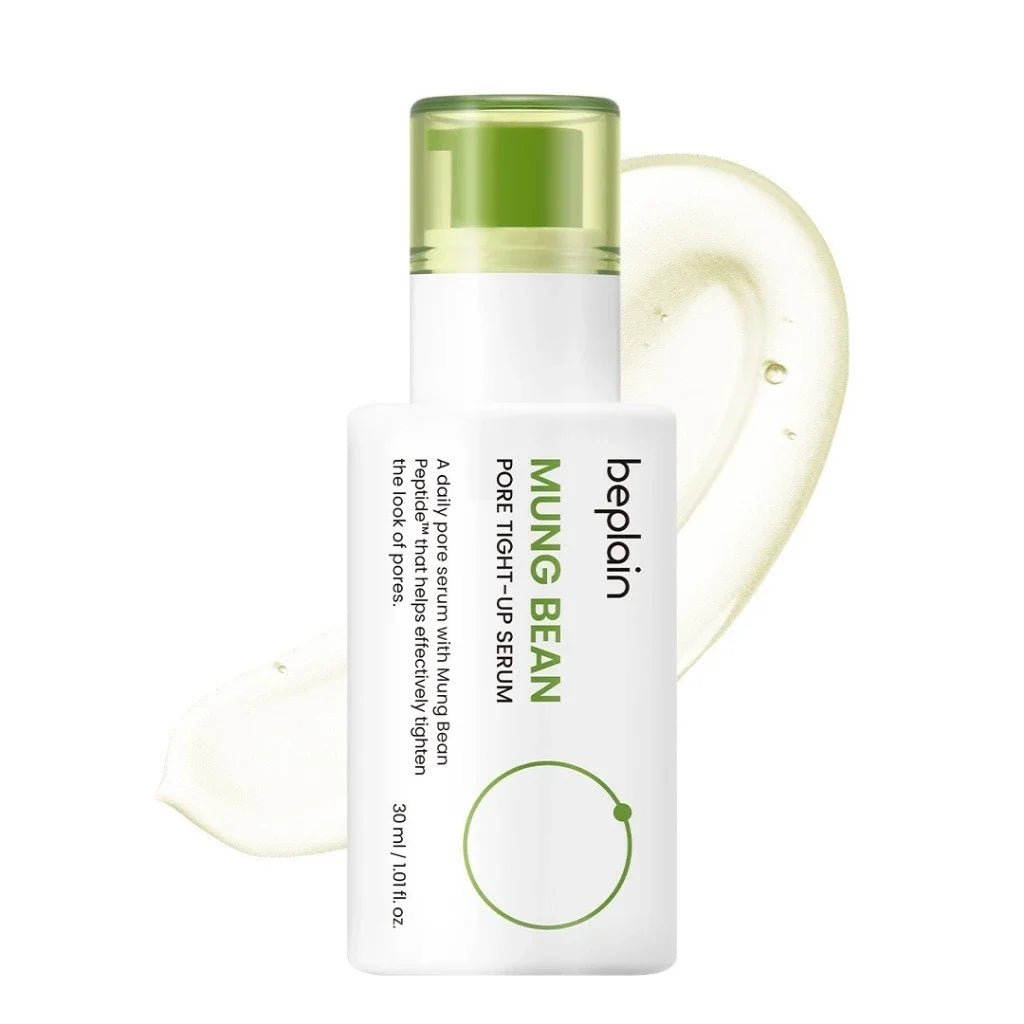 Korean Beplain Mung Bean Pore Serum,Deep Pore Cleansing Foam,Makeup Remover Oil and Clay Mask Facail Firming Skin Care Products - Shemen Beauty