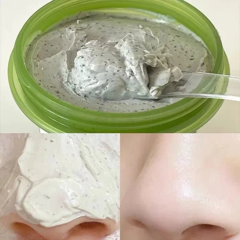 Korean Beplain Mung Bean Pore Serum,Deep Pore Cleansing Foam,Makeup Remover Oil and Clay Mask Facail Firming Skin Care Products - Shemen Beauty