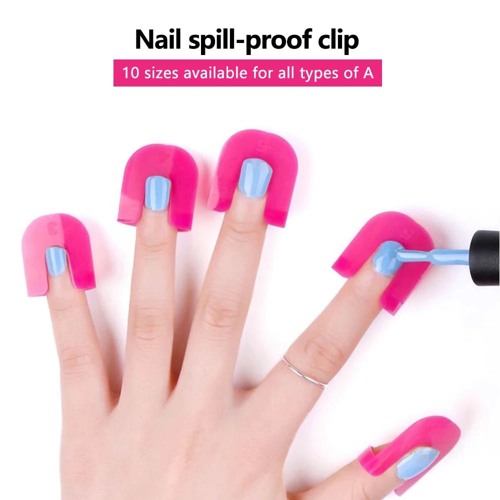 LINMANDA 26Pcs Nail Polish Protector for Fingers Nail Polish Guard - Shemen Beauty