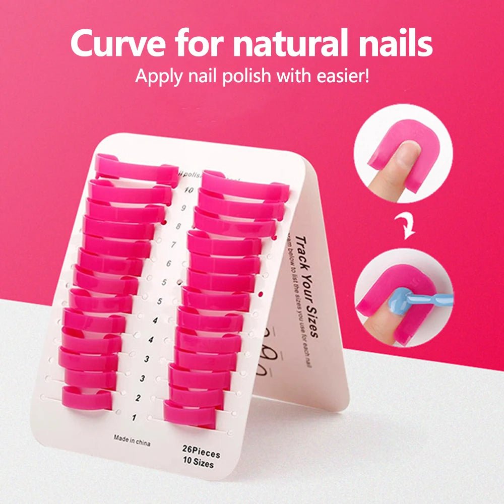 LINMANDA 26Pcs Nail Polish Protector for Fingers Nail Polish Guard - Shemen Beauty
