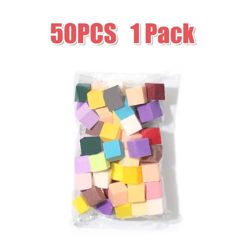 LINMANDA 50Pcs Soft Nail Sponges for Nail Art Sponges With Grabbing - Shemen Beauty