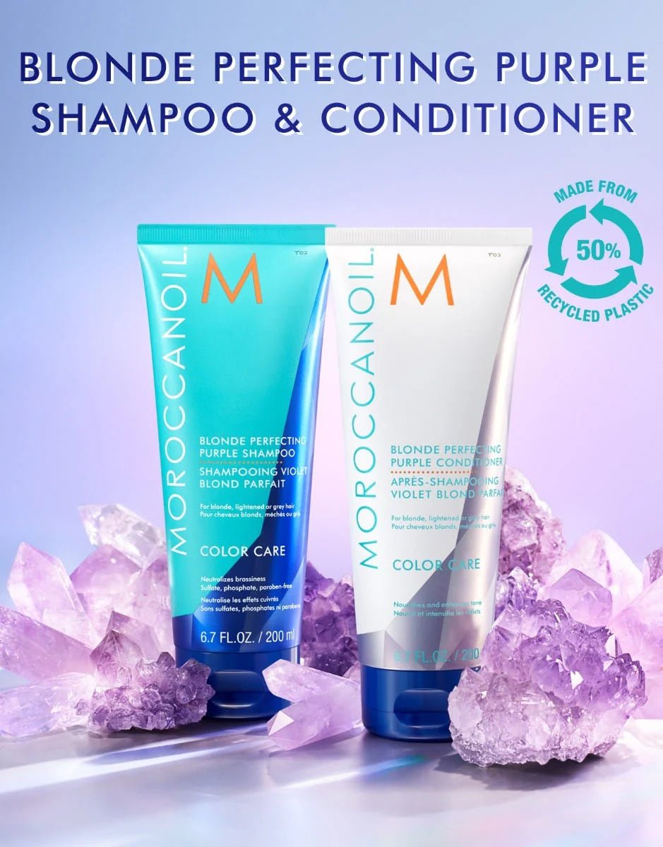 Moroccanoil Blonde Perfecting Purple Shampoo - Shemen Beauty