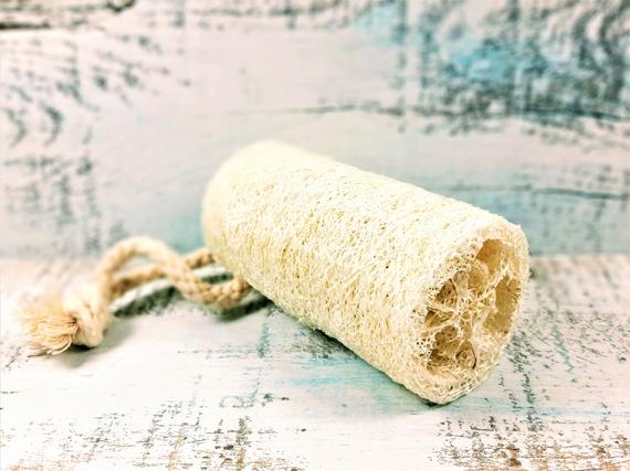 Organic Natural 4" Loofah, loofa, luffa, vegan - Shemen Beauty