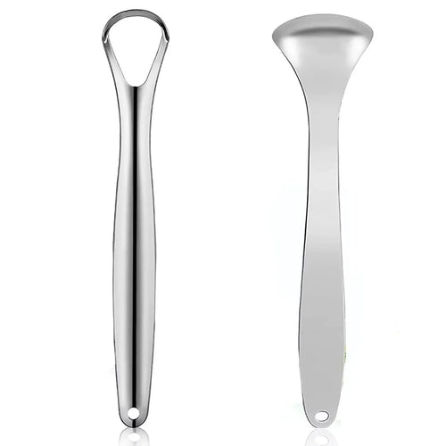 Premium 1pcs/3pcs Metal Tongue Scraper Cleaner for Adults & Kids, - Shemen Beauty
