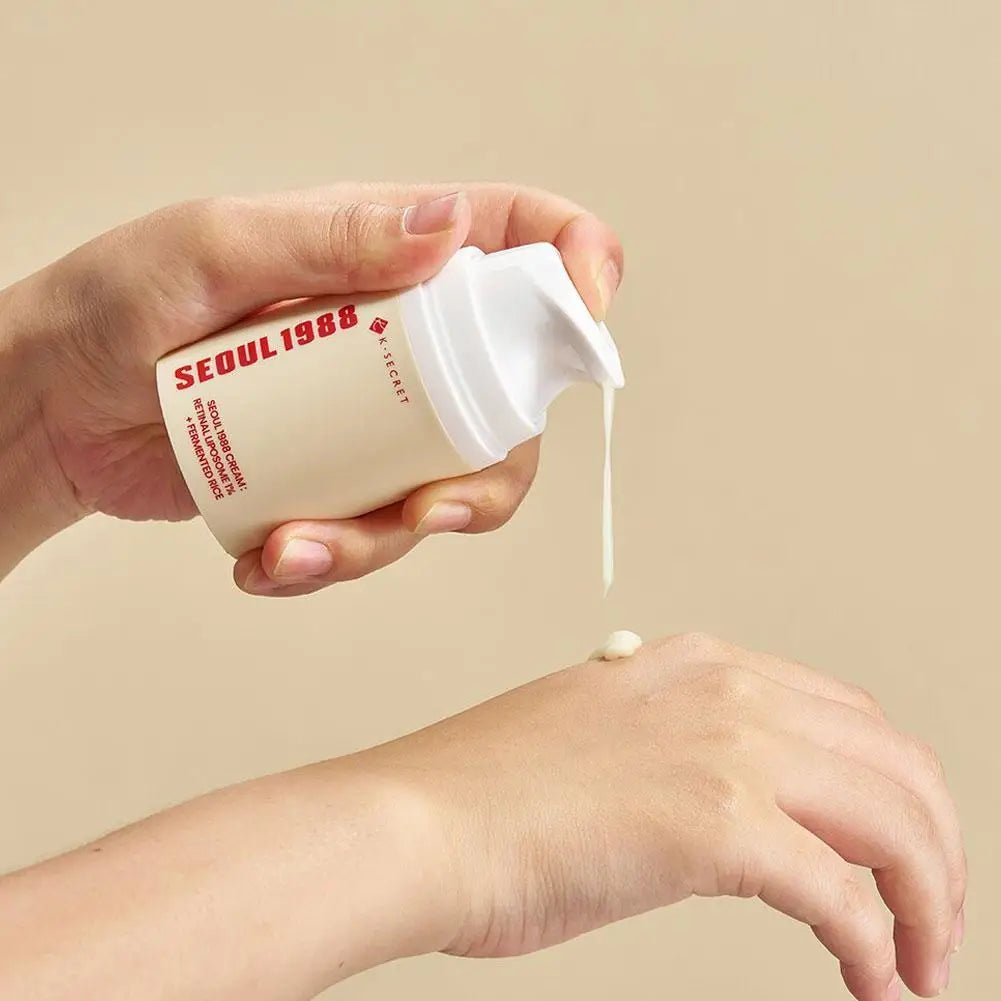 Seoul 1988 Retinol Liposome Facial Care Cream Fade Fine Lines Anti-wrinkle Eye Cream Moisturizing Care Cream Face Skin Care - Shemen Beauty