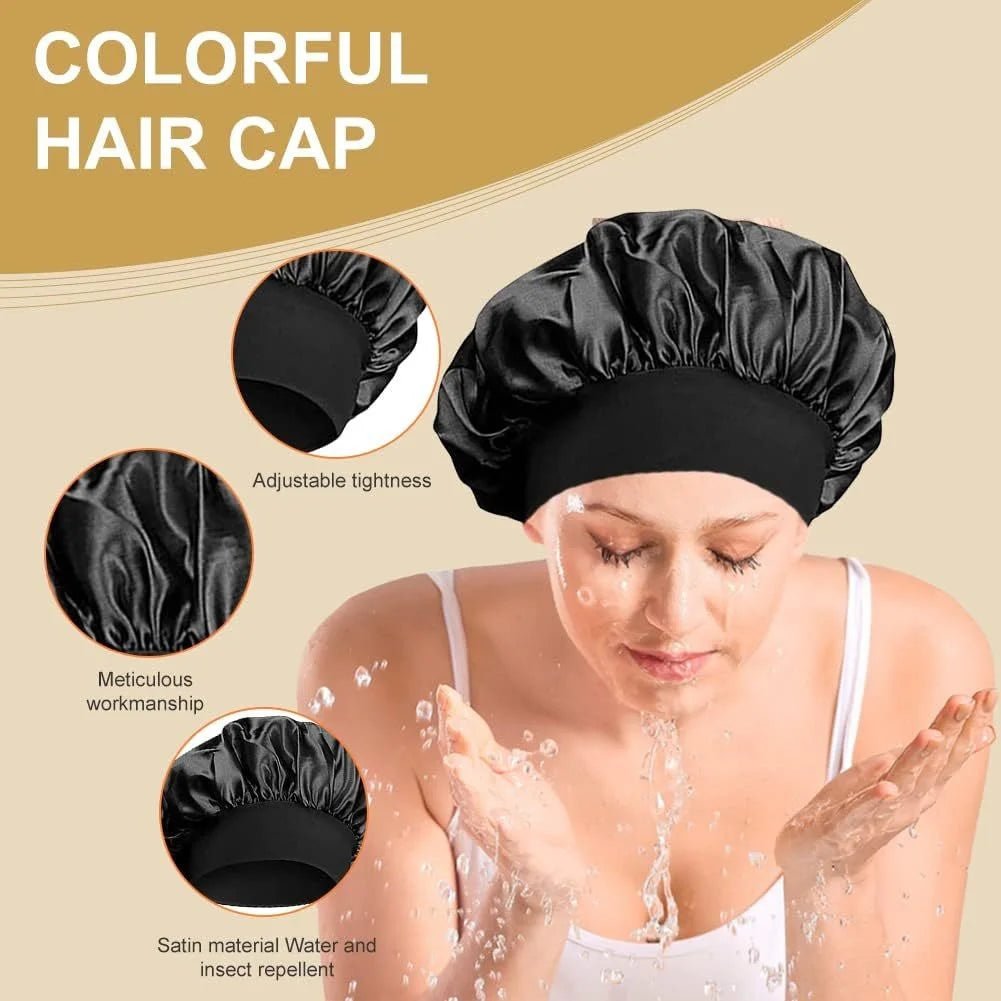 Shower Cap Hairdressing Hair Care Hat High Elasticity Monthly Shower - Shemen Beauty