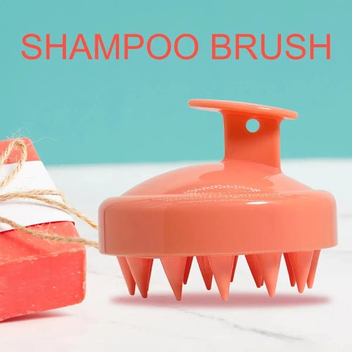 Silicone Shampoo Scalp Hair Massager Head Body Scalp Massage Brush - Shemen Beauty
