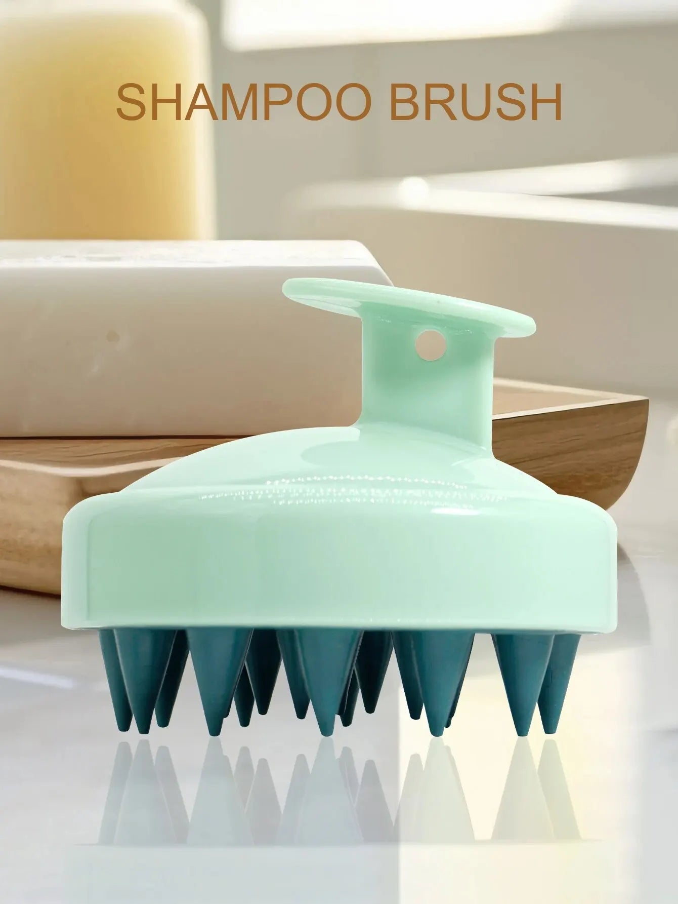 Silicone Shampoo Scalp Hair Massager Head Body Scalp Massage Brush - Shemen Beauty