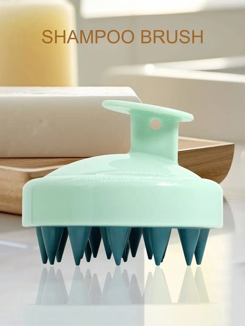 Silicone Shampoo Scalp Hair Massager Head Body Scalp Massage Brush - Shemen Beauty