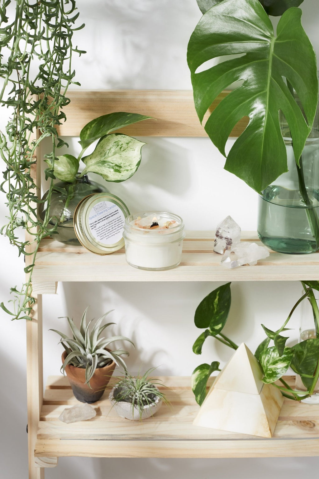 Space Clearing Candle/ Intention Candle / Organic Soy Candle / Candle - Shemen Beauty