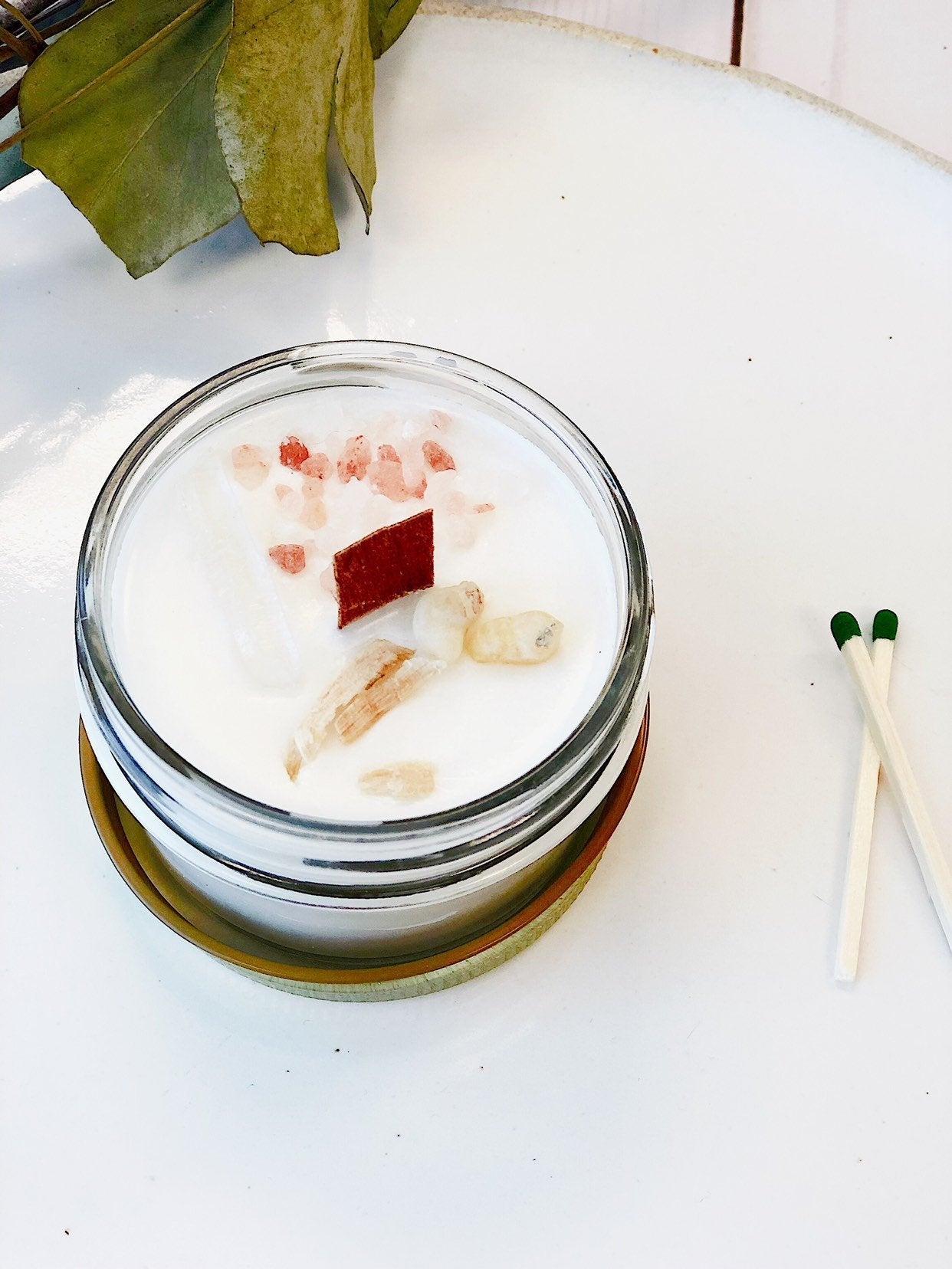 Space Clearing Candle/ Intention Candle / Organic Soy Candle / Candle - Shemen Beauty