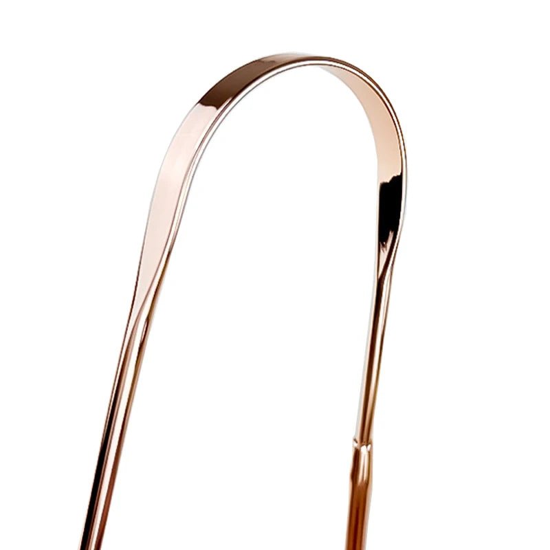 Stainless Steel Tongue Scraper Cleaner Fresh Breath Cleaning Coated - Shemen Beauty