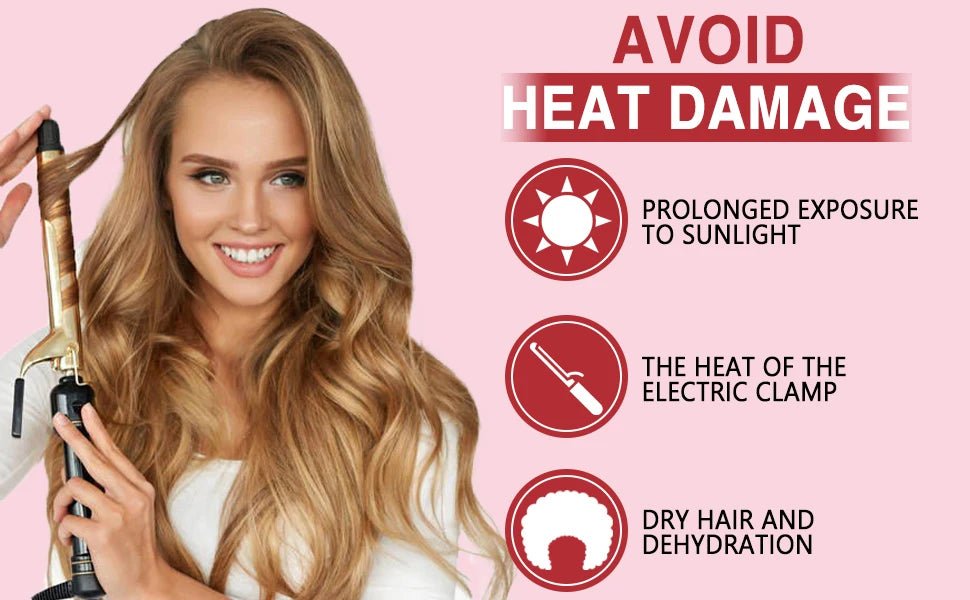 Thermal Protection Spray for Hair Heat Protector Serum Protect Hair From UV Damaged Moisturizing Hair-care Conditioner for Women - Shemen Beauty