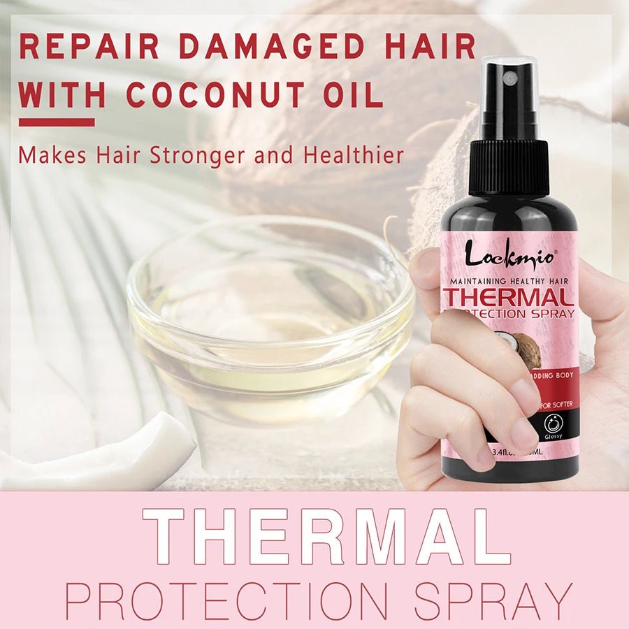 Thermal Protection Spray for Hair Heat Protector Serum Protect Hair From UV Damaged Moisturizing Hair-care Conditioner for Women - Shemen Beauty