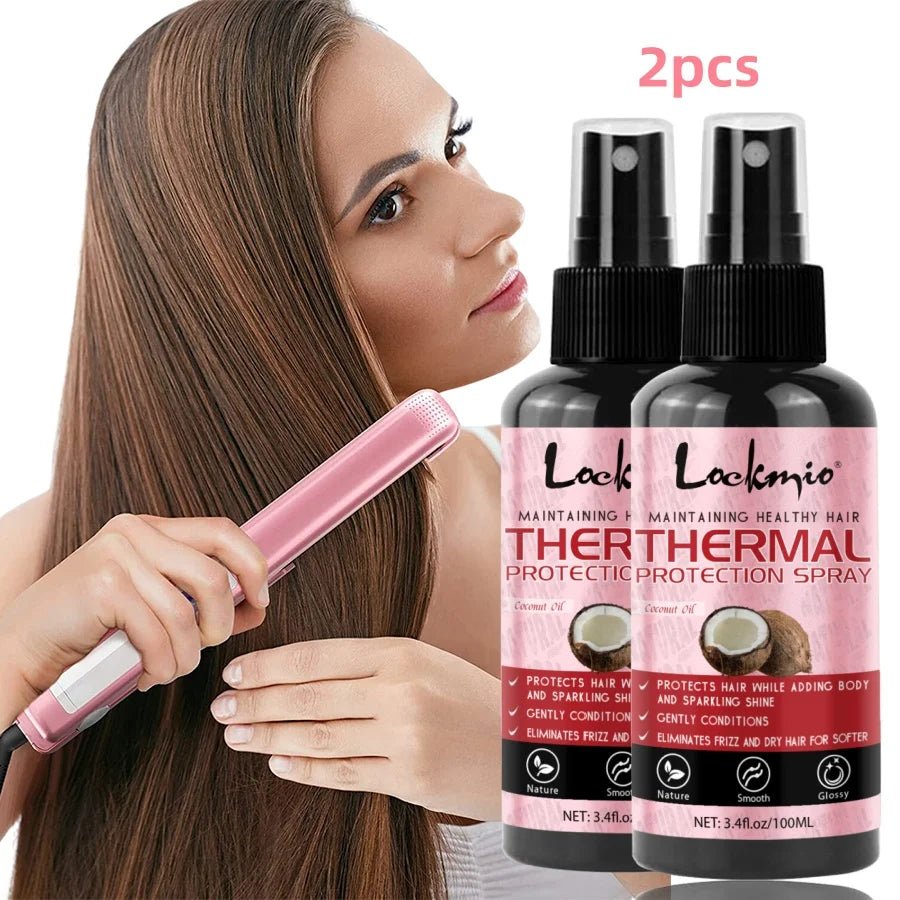 Thermal Protection Spray for Hair Heat Protector Serum Protect Hair From UV Damaged Moisturizing Hair-care Conditioner for Women - Shemen Beauty