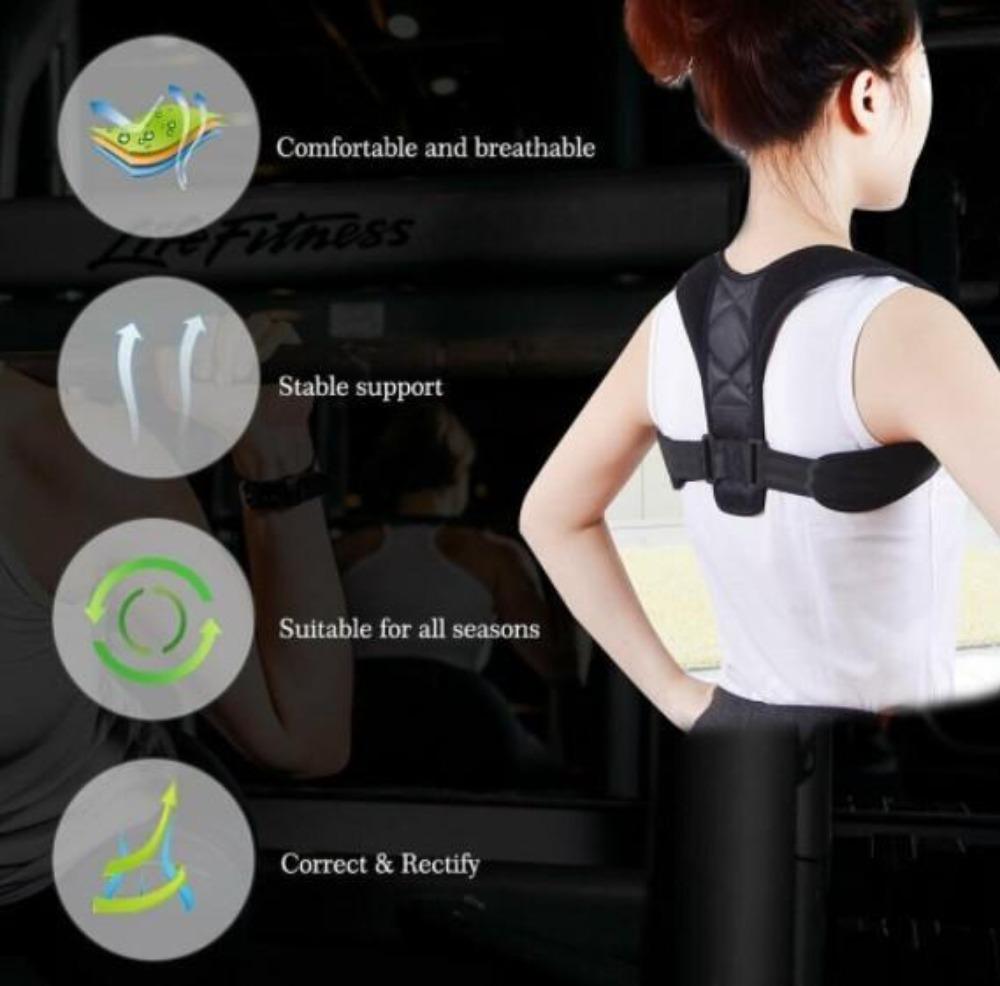 Unisex Adjustable Back Posture Corrector - Shemen Beauty